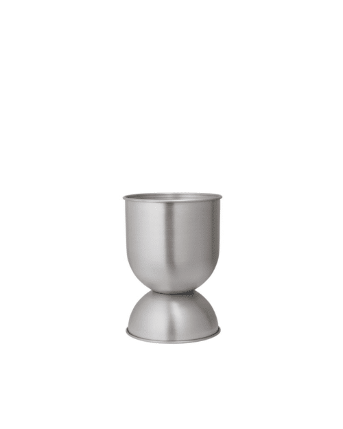 Ferm Living Hourglass Pot Small Aluminium