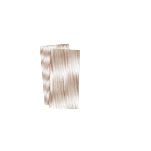 Servett 10x20 cm Randig Kola/Vit