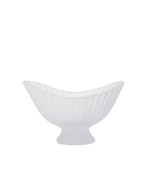 Ferm Living Fountain Glasskål Centrepiece Frosted