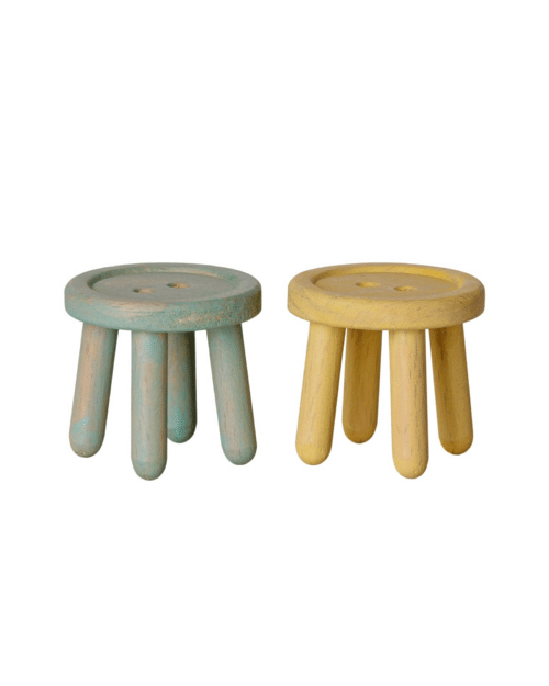 Maileg Pallset för Möss Mint/Ljusgul 2-pack