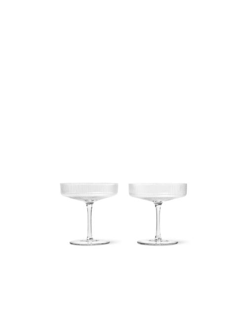 Ripple Champagneglas Coupe 2-pack Clear
