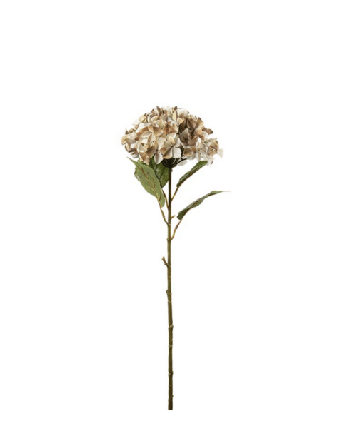 Konstgjord beige Hortensia 110 cm